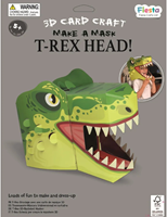 Fiesta Crafts T-Rex 3D Mask Card Craft