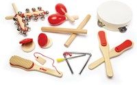 Tidlo wooden musical instrument set - 14-piece music toy for kids