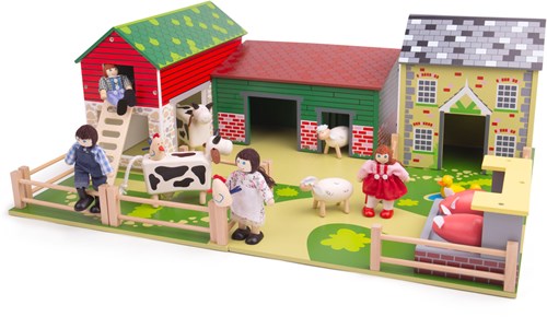 Tidlo wooden farm playset Oldfield Farm farm toy