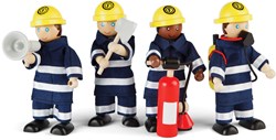 Tidlo wooden firefighter set with accessories for imaginative play