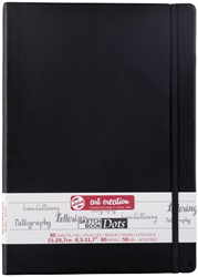 Talens sketchbook portrait dot A4 80 sheets 80g hand lettering bullet journal