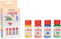 Talens textile paint set pearl 4 colours 50 ml pastel fabric paint