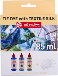 Talens Tie Dye set fabric paint blue green turquoise 3x85 ml