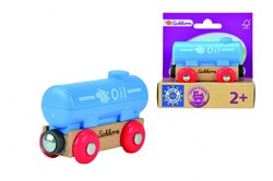 Eichhorn wooden train tank wagon - toy train carriage FSC