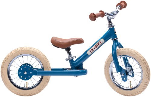 Trybike loopfiets 2 in 1 Steel - vintage blauw