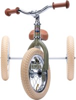 Trybike balance bike Steel 2-in-1 - vintage green balance bike for kids-2