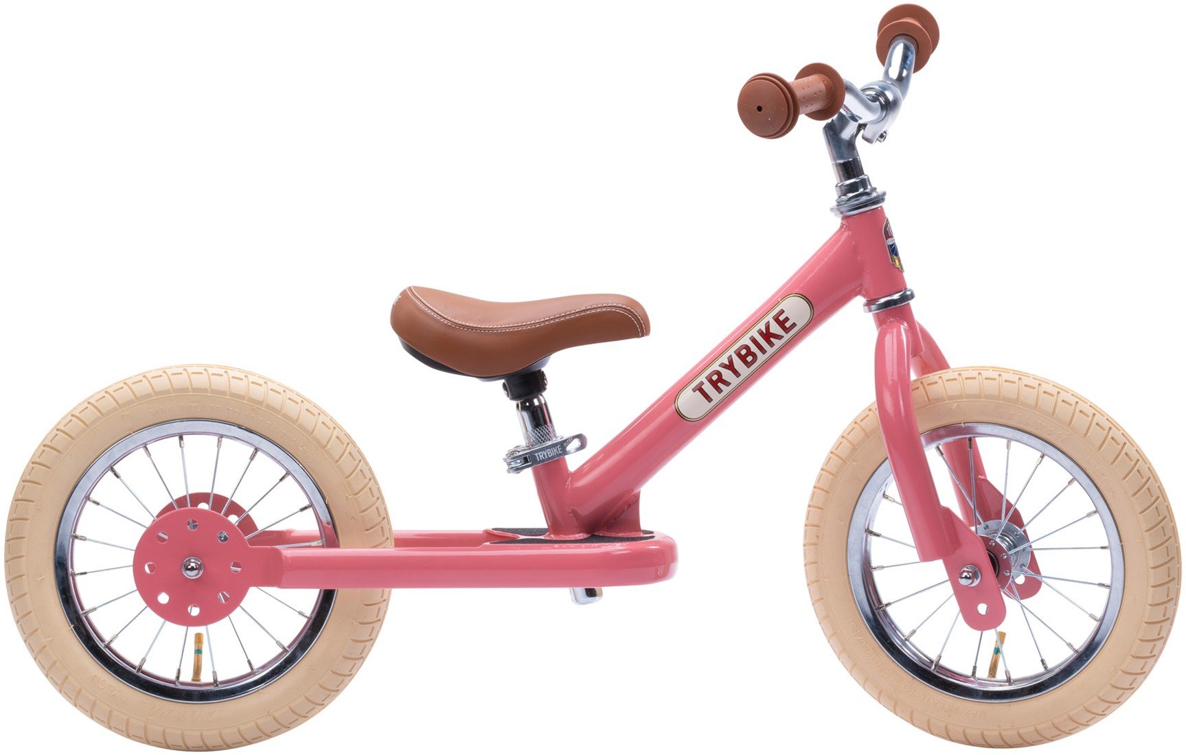 Trybike 2 in 1 stem vintage pink