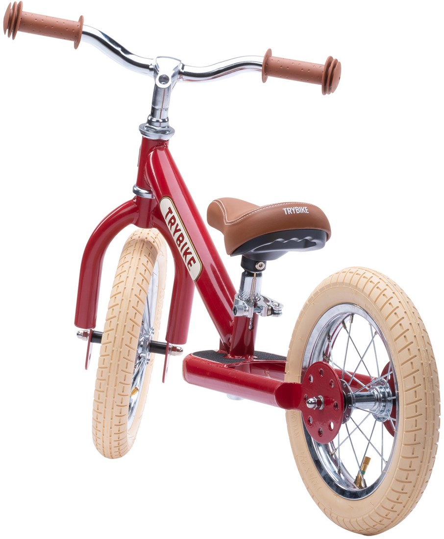 Trybike steel red Cool red two wheeler Planet Happy