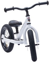 Trybike steel white two wheeler Children s bike Planet Happy