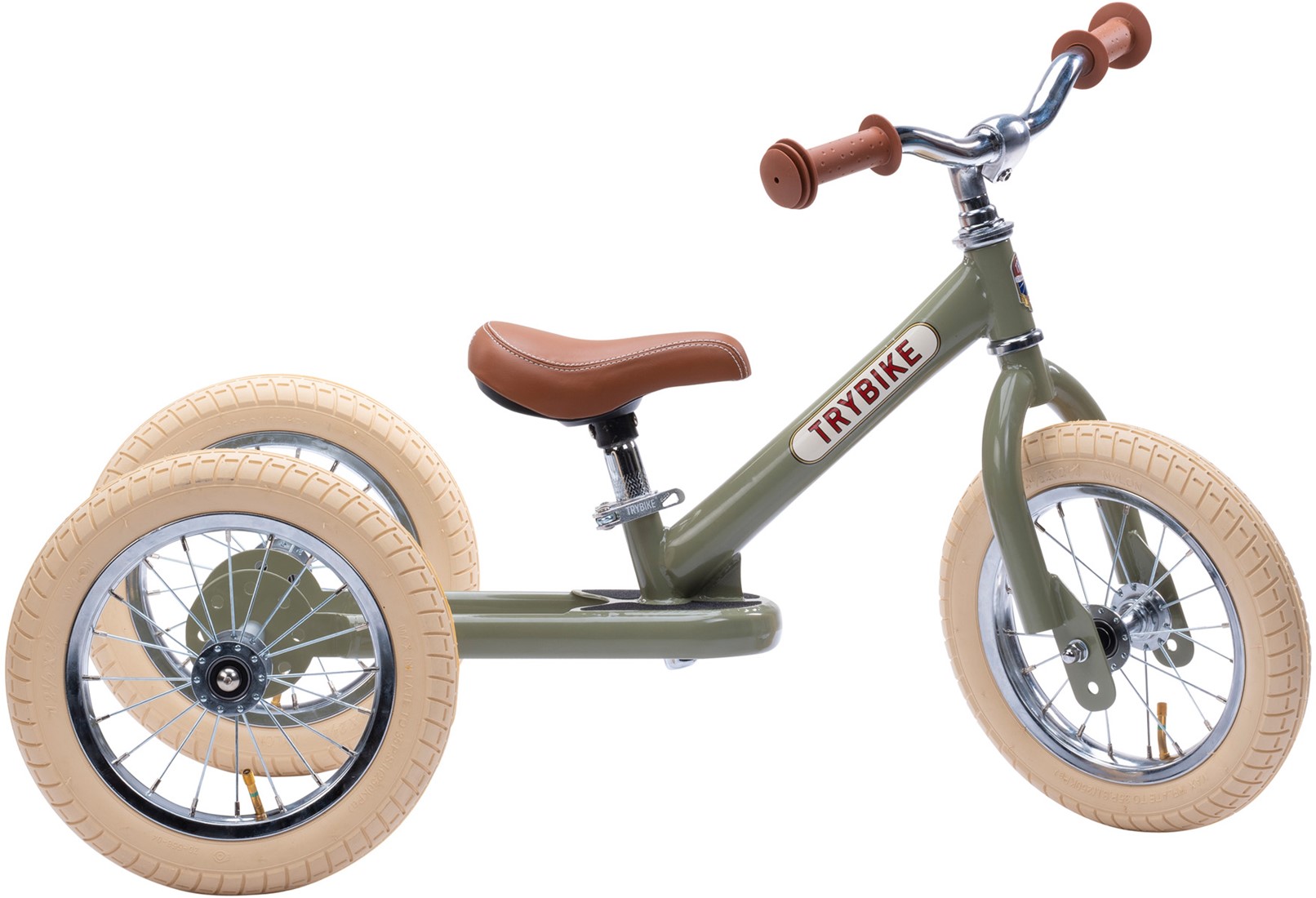 Trybike 2 in 1 steel vintage green Bicycle Planet Happy
