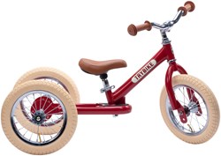 Trybike balance bike 2-in-1 Steel - vintage red kids bike