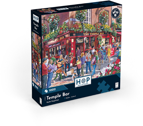 House of Puzzles jigsaw puzzle Temple Bar 1000 pieces city illustration