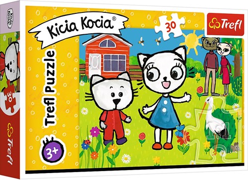 Trefl puzzle The Adventures of Kitty Feline - 30 pieces kids jigsaw-2