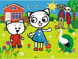 Trefl puzzle The Adventures of Kitty Feline - 30 pieces kids jigsaw