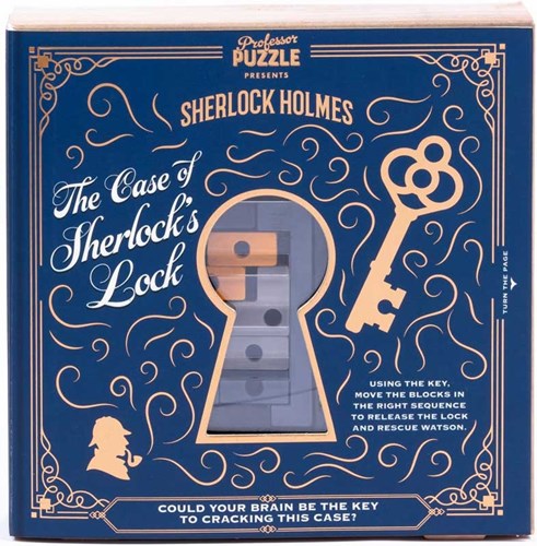Block Puzzle Sherlock's Lock - Cardboard puzzle for kids and adults