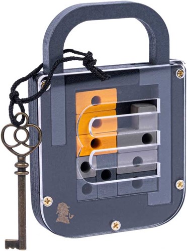 Block Puzzle Sherlock's Lock - Cardboard puzzle for kids and adults-2