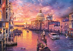 Trefl jigsaw puzzle 1000 pieces - The charms of Venice - colourful puzzle fun