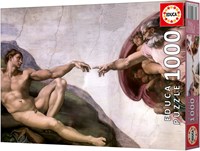 Educa jigsaw puzzle The Creation of Adam Michelangelo 1000 pieces adults-2