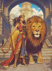Nathan Jigsaw Puzzle Fantastique Lion Tamer 500 Pieces Puzzle