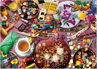 Educa jigsaw puzzle The Sewing Table 2000 pieces nostalgia adults