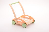 Jouéco wooden walker - The Wildies Family push car with blocks