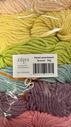 Filges knitting wool pastel assortment - Bioland wool for crafts