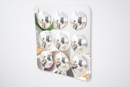 TickiT acrylic mirror panel educational toy 9 domes 490mm