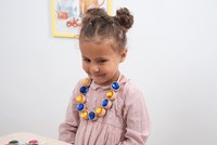 TickiT wooden lacing beads toy - educational play set-2