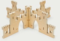 TickiT castle building toy wooden discovery set - fantasy play