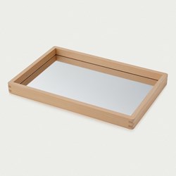 TickiT wooden mirror tray educational toy with mirror