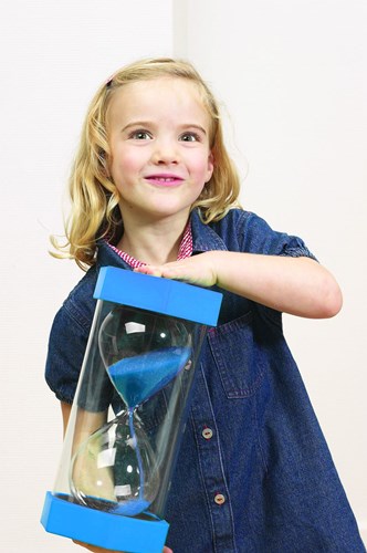 TickiT sand timer toy Mega Sand Timer blue 5 minutes-2