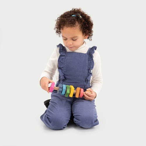 TickiT wooden toy Rainbow Wooden Shape Twister educational-3