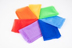 TickiT Rainbow Organza Play Scarves - 7 pieces educational toy