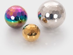 TickiT sensory toy stainless steel mosaic mystery balls set of 3