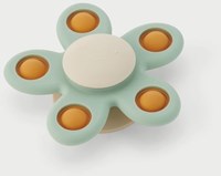 TickiT sensory toy SiliSoft Flower Spinner neutral silicone