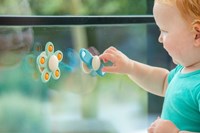 TickiT sensory toy SiliSoft Flower Spinner neutral silicone-2