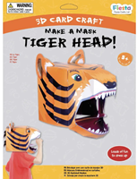 Fiesta Crafts Tiger 3D Mask Card Craft