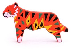Bajo animal figure tiger - educational cardboard toy