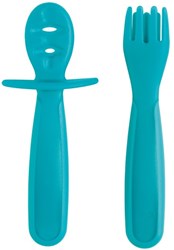 Tigex baby cutlery set spoon and fork - training - from 6 months