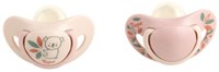 Tigex pacifier silicone Smart Planet 18-36M pink sustainable 2 pack-2