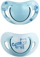 Tigex pacifiers silicone Smart Planet 18-36M blue set of 2