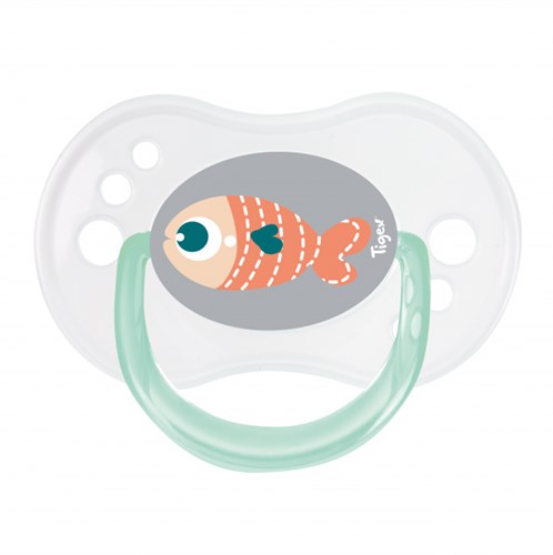 Tigex - Reversible Day & Night - Pacifiers (3) - Sil - 18-36M - Green-2