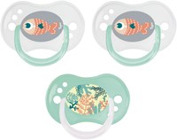 Tigex - Reversible Day & Night - Pacifiers (3) - Sil - 18-36M - Green