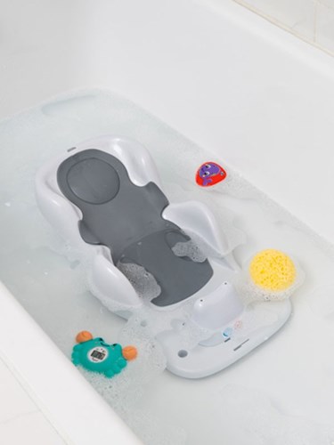 Tigex baby bath seat anatomical bath insert grey safe bathing