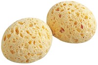 Tigex baby bath sponge care natural 2 pieces sensitive skin