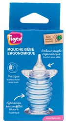 Tigex baby nasal aspirator ergonomic - comfortable nose cleaner