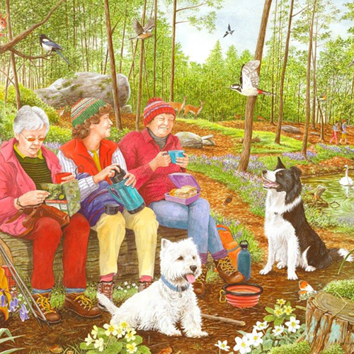 House of Puzzles jigsaw Time For a Cuppa 1000 pieces adults