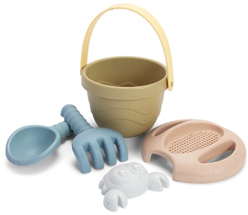 Dantoy Bio beach toy set - 5-piece sustainable sand set