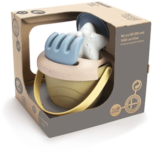 Dantoy Bio beach toy set - 5-piece sustainable sand set-2