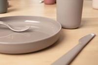 Dantoy cutlery set baby BIOplastic sand mocha 6-piece sustainable-2